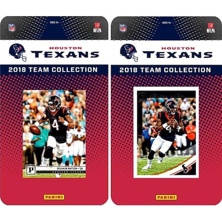 C&I Collectables 2018TEXANSTSC NFL Houston Texans Licensed 2018 Panini & Donruss Team Set